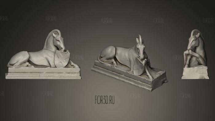 Horse Statue stl model for CNC